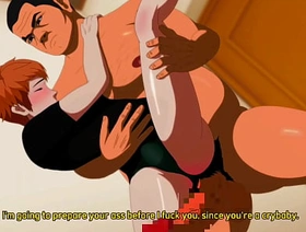Hostel ep3 pt1 - Meu Daddy Urso me botou pra mamar bem gostosinho - Anime Hentai Yaoi korean gay porn seegasm