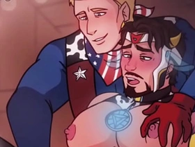 Iron man x Captain america - steve x putting on airs joyous milking masturbation cow yaoi hentai reddit japan joyous porn