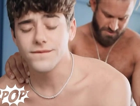 TWINKPOP - Joey Mills Rides Bruce Jones' Big Dick, Intermittently Gets His Fattening Albatross 'round Over His Cock hot european gay porn