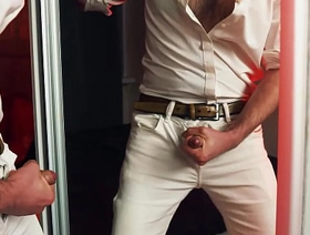 A handsome guy masturbates in front of a mirror. I finish loudly and fill the mirror with my sperm. hot korean gay sex porn