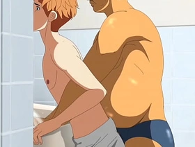 The 19year old virgin twink is wanting the cock of a 55 year old straight mature bear - hentai yaoi gay chinese porn video