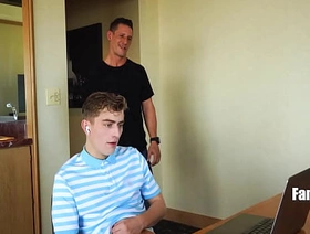 Step Dad Puts A Stop To His Step Son's Jerkathon Wits Stuffing His Hungry Holes - Jax Thirio, Jesse Bolton porn elated japan massage