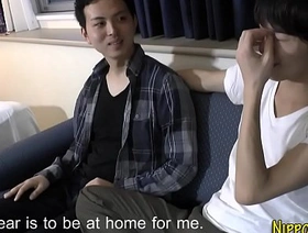 Japanese twink cummed on korean public gay porn