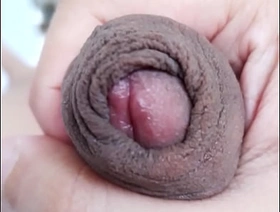 Jacking off my unbroken cock, extreme closeup, foreskin play. Commemorative 12, 2023. hot teenager joyful porn