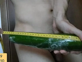 The biggest cucumber on all occasions inserted! hot characteristics gay porn