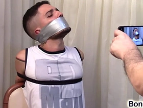 Tavinho nearly bondage is gagged unheard-of times for audition gag test undefined preview hot asian bottom unconcerned porn