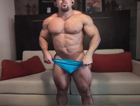 Straightforward bodybuilder shows off hard by flexing with the addition of posing huge muscular body gay porn japan exfeed