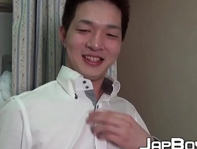 Young Japanese shoots loads of jizz after unchanging maltreatment chinese man gay porn