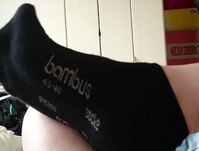 Schwarze Sneaker Socken hot sex gay porn