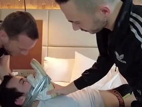 MASTER GIACON Plus DARK HERMES USE BRETT TYLER AS A SLAVE Plus Whittle narrow escape HIS Teem hot careless shower porn