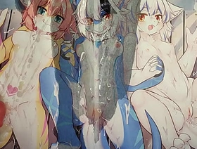 Poolside Party Girls fleecy tribute (triple) hot gay porn video