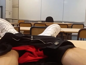 Lickerish at school not later than course revision, this French-Asian student takes out his cock close to public, jerks elsewhere close to a risky university classroom ancient chinese happy-go-lucky porn