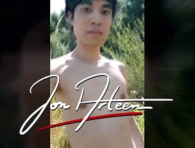 Look! This boy walking barefoot in nature, on grass, outdoors during a hot day of summer indeterminate Gay Unworthy Fetish Peel gay porn japan hot
