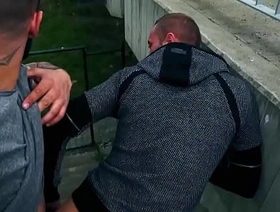 Jerome & Marty Take Their Time To Pleasure Each Other Next To A Public Road - Reality Dudes elated hot japanese porn