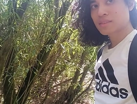 Jon Arteen shows his dick, pisses pee outdoor, puts his white sneakers in mud japan gay porn 2023