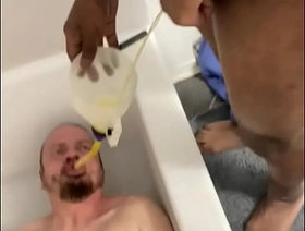 Str8ThugMaster TJ gaypigslave Piss drinking slave funnel singapore gay teen porn