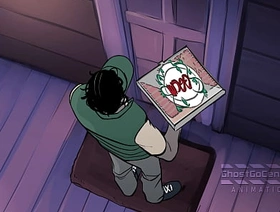 Unconcerned sex over pizza Unconcerned korean couple porn