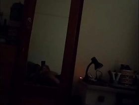 Vaibhav Lifts Up His Dick On His Fringe In Front Of The Mirror In The Darkness Of His Bedroom korean cam gay porn