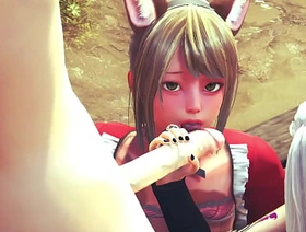 Yaoi Femboy - Threesome Femboys Hard Carnal knowledge - Sissy crossdress Japanese Asian Manga Anime Game Porn Gay gay porn chinese solo