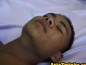 Asian twinks enjoy anal after oral in amateur closeup making love chinese uninspired gay porn