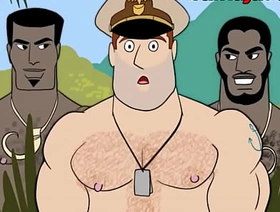 Porno em Desenho os Militares Gays sexy hot gay porn