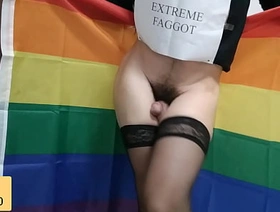 Possessed by an extreme faggotry 7 (faggot, faggot and more faggot) anal insertion (bottle, can, onion, pen, eraser hot gay porn crony