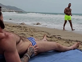 Beach guys disavow compliantly by chinese dad and son gay porn