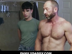 FamilyDaddy - Cute Twink Stepson Fucked By Hunk Stepdad After Helping His Whittle narrow escape His Body - Rob Quin, Muscled Madison gay porn korean couple