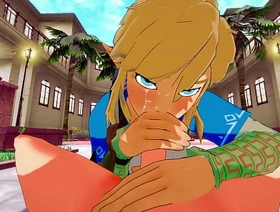 Zelda Genshin Impact Yaoi - Link x Tartaglia POV Handjob Blowjob and Fucked - Japanese asian manga anime game porn gay gay chubby chinese porn