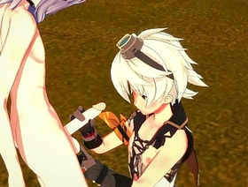 Genshin Impact Yaoi- Bennett Handjob and fucked hard by Razor - Japanese asian manga anime game porn gay gay porn asian massage