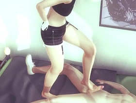 Yaoi Femboy - Alan is a naugthy cat boy plays with his hands and feet - Japanese asian manga anime 3D sissy gay porn acceed japan gay porn