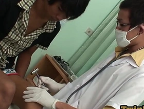 Asia doctor fingers and barebacks twink in missionary chinese bottom delighted porn