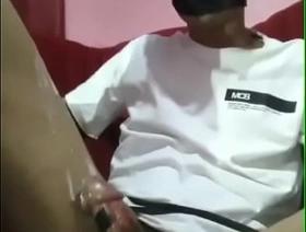 Asian boy takes a big saddle with chinese gay boyfriend porn