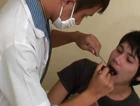 Slim Asian patient barebacked by doctor for cumshot gay porn hot jocks