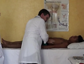 Asian patient anal licked while threeway breeded by doctors japan onsen merry porn