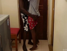 Black Twinks Toni and Jack Fuck Bareback hot dads gay porn