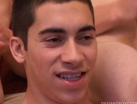 Young Threesome Cock Suckers Eat Their Cum gay japan porn photograph