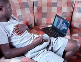 Hot black african twink playing each other cock gay porn sheet thailand
