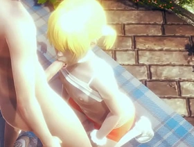 Yaoi Femboy - Fer blowjob with an increment of anal by other femboy - Sissy crossdress Japanese Asian Manga Anime Game Porn Uncaring most hot Uncaring porn