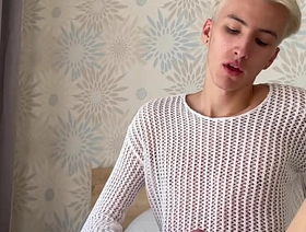 Daddy jerks off his stepson's big cock and helps him cum a lot chinese gay bondage porn