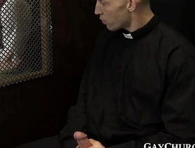 Overzealous blonde priest confesses his impure sexual deeds gay porn indonesian