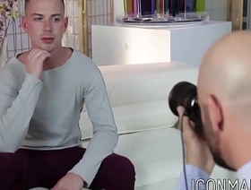 Naughty Adam Russo likes riding hung stud Kyler Grey hot gay anime porn