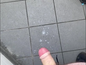 Chubby Cumming Connected with Public Toilet gay jap porn hunk