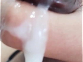 Leaking precum, cumming, jacking off my uncircumcised cock, far-out closeup. October 8, 2024. hot gay porn college