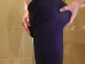 Ripping out of my dark purple lycra shorts as I cum chinese gay porn movie