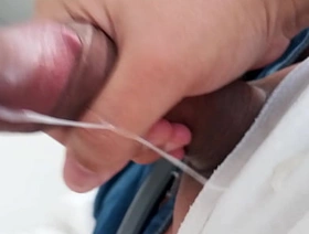 Cumming, jacking off my uncircumcised cock, closeup. November 23, 2024. gay porn hot desi