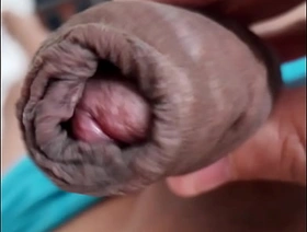 Growing penis, from soft surrounding hard, displaying my uncircumcised cock, closeup. November 30, 2024. chinese muscle porn joyful