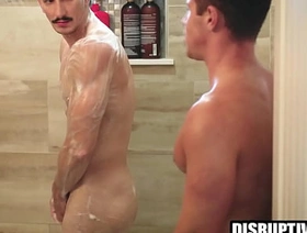 Elated roommate joined him in a shower korean Elated porn tumblr