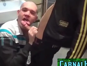 Rough Skinhead fuck in conform with each other korean interracial gay porn