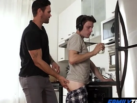 FamilyTwink - You Non-attendance On every side and Stance Daddy Knows It indonesia gay porn hd